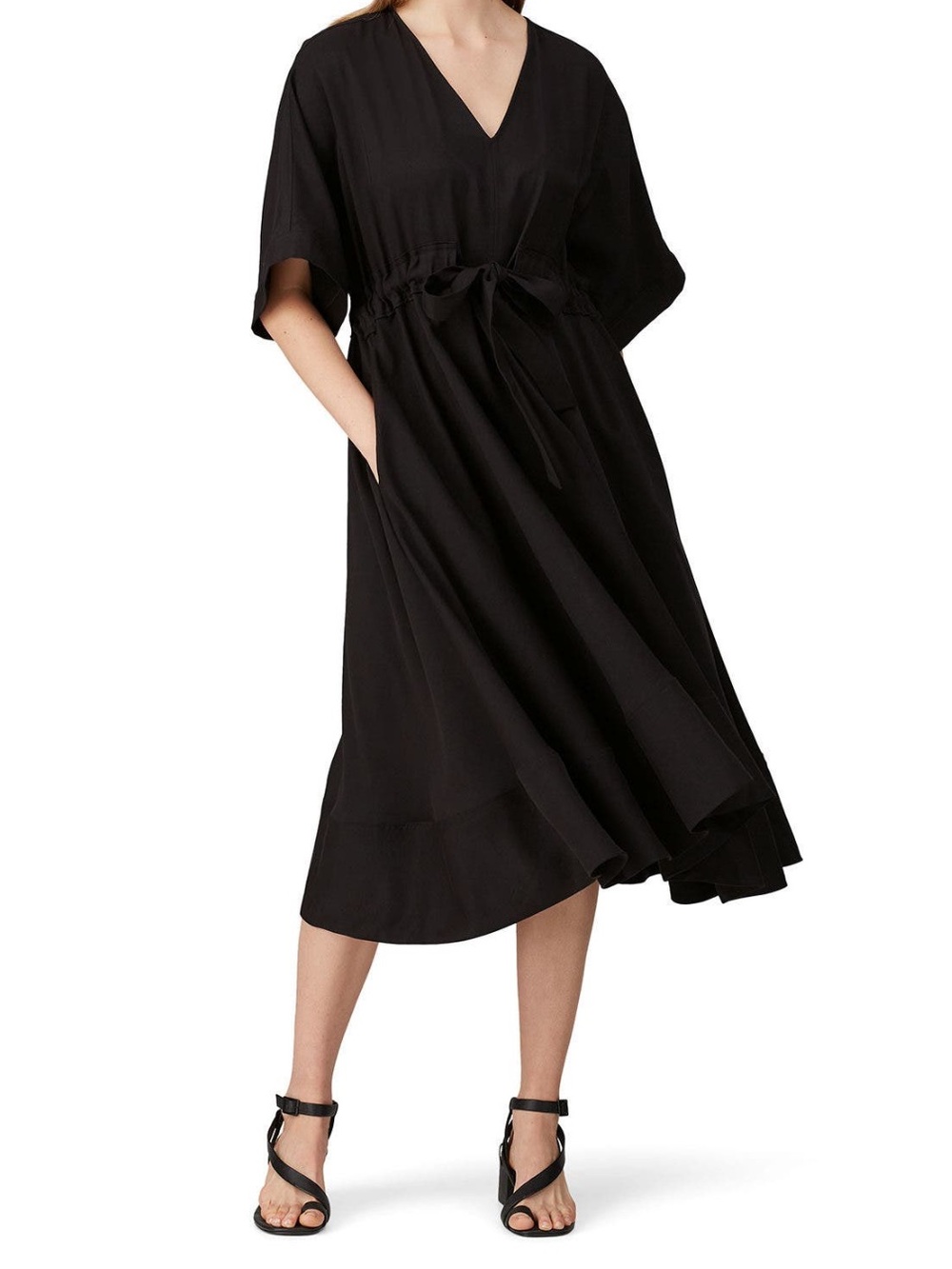 Natori - Black Caftan Dress